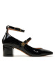 Tommy Hilfiger Обувки на ток Pump Double Strap Patent Leather FW0FW08566 Черен - Mera.bg