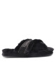 Tommy Hilfiger Пантофи Shiny Webbing Furry Slipper FW0FW06092 Black BDS - Mera.bg