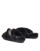 Tommy Hilfiger Пантофи Shiny Webbing Furry Slipper FW0FW06092 Black BDS - Mera.bg