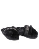 Tommy Hilfiger Пантофи Shiny Webbing Furry Slipper FW0FW06092 Black BDS - Mera.bg