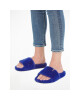Tommy Hilfiger Пантофи Fur Home Slipper Slide FW0FW07663 Ultra Blue C66 - Mera.bg