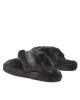 Tommy Hilfiger Пантофи Fur Home Slippers Wiht Straps FW0FW06889 Черен - Mera.bg