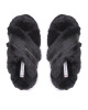 Tommy Hilfiger Пантофи Fur Home Slippers Wiht Straps FW0FW06889 Черен - Mera.bg