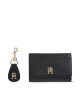 Tommy Hilfiger Компелкт портфейл и ключодържател Med Flap Wallet W Keyfob AW0AW15663BDS Черен - Mera.bg