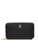 Tommy Hilfiger Портфейл Iconic Tommy Large Za AW0AW16009 Черен - Mera.bg