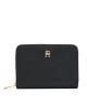 Tommy Hilfiger Портфейл Th Icon Med Za Nylon AW0AW17741 Черен - Mera.bg