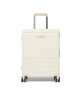 Tommy Hilfiger Самолетен куфар за ръчен багаж Th Travel Cabin Case AW0AW17829 Екрю - Mera.bg
