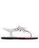 Tommy Hilfiger Сандали Th Geo Print Flat Sandal FW0FW06229 Ecru YBL - Mera.bg