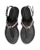Tommy Hilfiger Сандали Corporate Letaher Fat Sandal FW0FW04840 Black BDS - Mera.bg