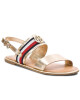 Tommy Hilfiger Сандали Corporate Ribbon Flat Sandal Met FW0FW02837 Mekong 709 - Mera.bg