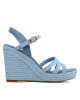 Tommy Hilfiger Сандали Essential Wedge Sandal FW0FW07159 Светлосиньо - Mera.bg