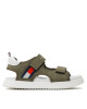 Tommy Hilfiger Сандали Flag Velcro Sandal T3B2-32906-1355 S Military/Green 414 - Mera.bg
