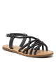 Tommy Hilfiger Сандали Flat Strappy Sandal FW0FW06668 Black BDS - Mera.bg