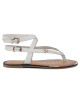 Tommy Hilfiger Сандали Iconic Flat Strappy Sandal FW0FW04873 Ivory YBI - Mera.bg