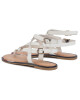 Tommy Hilfiger Сандали Iconic Flat Strappy Sandal FW0FW04873 Ivory YBI - Mera.bg