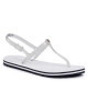 Tommy Hilfiger Сандали Irredescent Flat Beach Sandal FW0FW04796 White YBS - Mera.bg