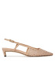 Tommy Hilfiger Обувки на ток Mono Squared Toe Kitten Slingb FW0FW08746 Бежов - Mera.bg