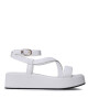 Tommy Hilfiger Сандали New Flatform Strap FW0FW07245 Ecru YBL - Mera.bg