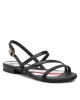 Tommy Hilfiger Сандали Strappy Flat Sandal FW0FW06480 Black BDS - Mera.bg