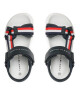 Tommy Hilfiger Сандали Stripes Sandal T3B2-32905-1355 S Blue 800 - Mera.bg