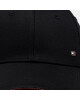 Tommy Hilfiger Шапка с козирка Th Corporate Cotton 6 Panel Cap AM0AM12035 Черен - Mera.bg