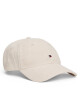 Tommy Hilfiger Шапка с козирка Th Flag 6 Panel Cord Cap AM0AM13583 Екрю - Mera.bg
