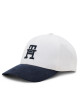Tommy Hilfiger Шапка с козирка Th Imd Brushed 6 Panel Cap AM0AM12301 Бял - Mera.bg