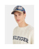 Tommy Hilfiger Шапка с козирка Th Monogram Tartan Cap AM0AM11991 Син - Mera.bg