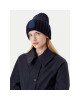 Tommy Hilfiger Шапка Th Crest Fluffy AW0AW18210 Тъмносин - Mera.bg