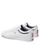 Tommy Hilfiger Сникърси Iconic Leather Vulc Punched FM0FM04166 White YBR - Mera.bg