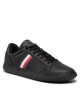 Tommy Hilfiger Сникърси Corporate Cup Leather Stripes FM0FM04275 Black BDS - Mera.bg