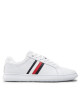 Tommy Hilfiger Сникърси Corporate Cup Leather Stripes FM0FM04275 White YBR - Mera.bg