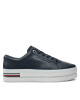 Tommy Hilfiger Сникърси Corporate Flatform Cupsole FW0FW06485 Тъмносин - Mera.bg