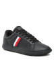 Tommy Hilfiger Сникърси Corporate Leather Cup Stripes FM0FM04732 Black BDS - Mera.bg