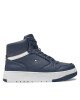 Tommy Hilfiger Сникърси Mid Cutlace-Up Sneaker T3X9-33641-1351 S Тъмносин - Mera.bg
