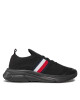 Tommy Hilfiger Сникърси Modern Runner Knit Stripes Ess FM0FM04798 Черен - Mera.bg