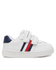 Tommy Hilfiger Сникърси Stripes Low Cut Velcro Sneaker T1X9-33839-1355 M Бял - Mera.bg