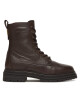 Tommy Hilfiger Туристически oбувки Th Plaque Pebble Lace Boot Warm FW0FW08767 Кафяв - Mera.bg