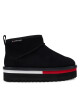 Tommy Jeans Апрески Tjw Flatform Snow Boot Suede EN0EN02841 Черен - Mera.bg
