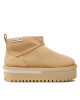 Tommy Jeans Апрески Tjw Suede Flatform Boot Wl EN0EN02599 Бежов - Mera.bg