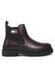 Tommy Jeans Боти тип челси Tjm Leather Chelsea Boot EM0EM01448 Кафяв - Mera.bg