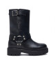 Tommy Jeans Боти Tjw Urban Biker Boot Leather EN0EN02728 Черен - Mera.bg
