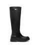 Tommy Jeans Ботуши Tjw Long Shaft Boot EN0EN02627 Черен - Mera.bg