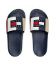Tommy Jeans Чехли Block Archive Poolslide EM0EM01048 Twilight Navy C87 - Mera.bg
