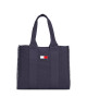 Tommy Jeans Дамска чанта Tjm Summer Vacation Tote Denim AW0AW14969 Тъмносин - Mera.bg