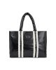 Tommy Jeans Дамска чанта Tjw Cosy Up Med Tote Sherpa AW0AW15397 Black Sherpa BDS - Mera.bg