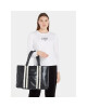 Tommy Jeans Дамска чанта Tjw Cosy Up Med Tote Sherpa AW0AW15397 Black Sherpa BDS - Mera.bg