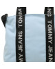 Tommy Jeans Дамска чанта Tjw Essential Mid Crossover AW0AW14951 Светлосиньо - Mera.bg