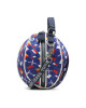 Tommy Jeans Дамска чанта Tjw Heritage Ball Flag Print AW0AW15175 Тъмносин - Mera.bg