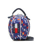 Tommy Jeans Дамска чанта Tjw Heritage Ball Flag Print AW0AW15175 Тъмносин - Mera.bg